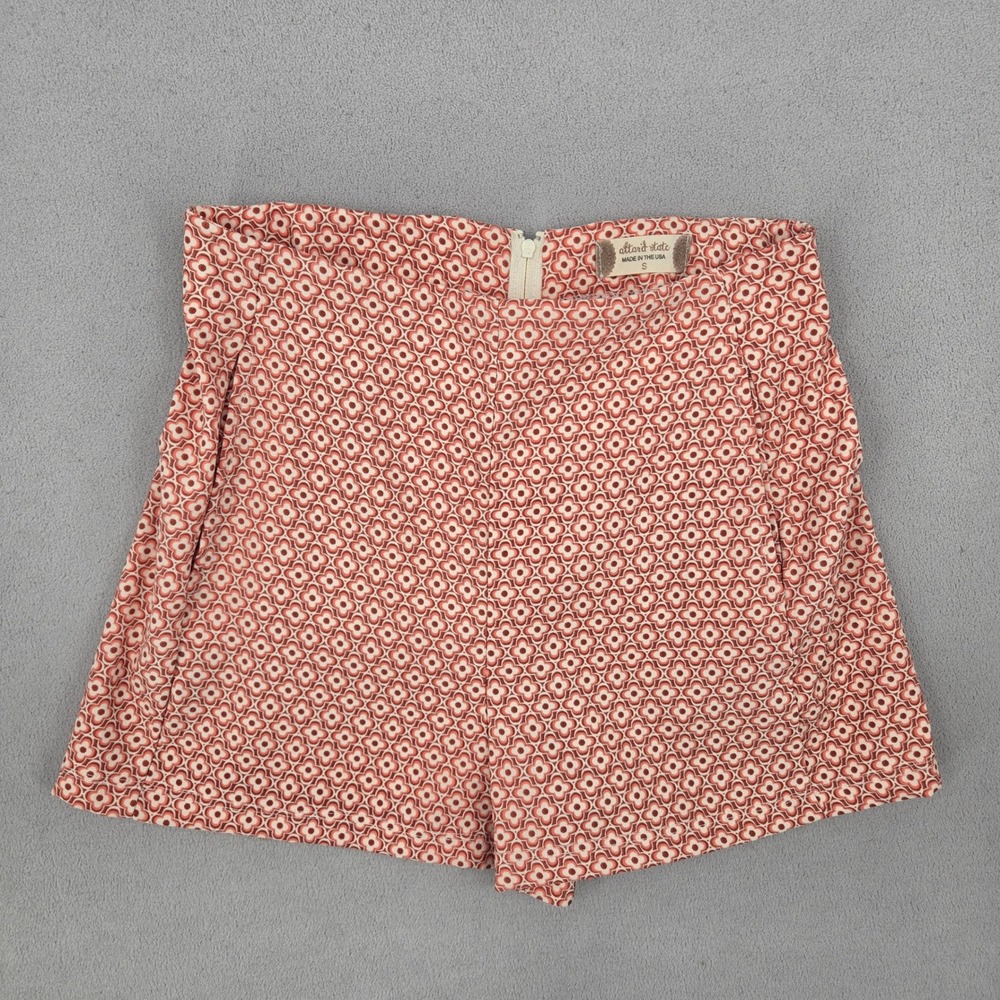 Altar'd State Womens SMALL Shorts Coral Geometric Floral Retro Boho